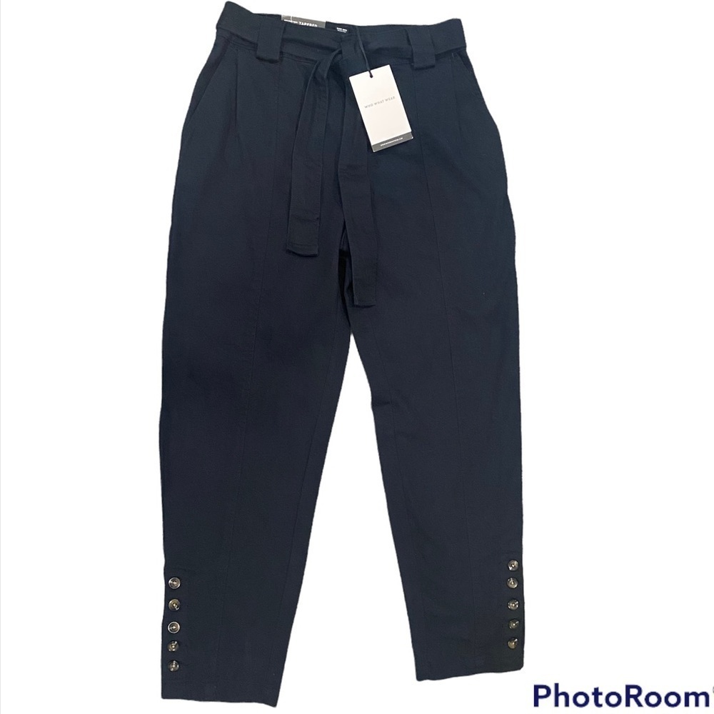 Who What Wear Women's Button Hem Ankle
Length Pants Black, Size 2, NWT - Picture 2 of 6